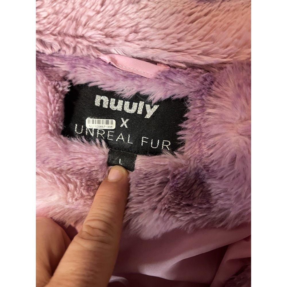 Purple Ombre Women's Coat - Picture 7 of 10